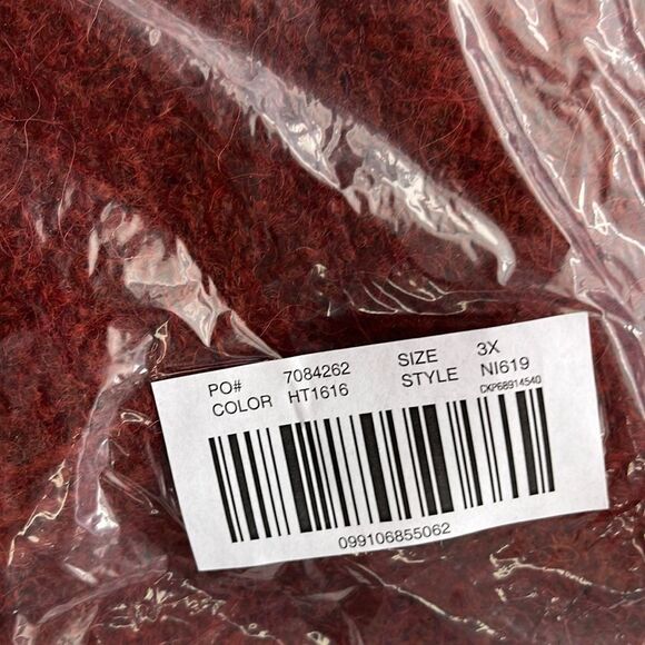 Madewell Havener Cable Knit Pullover Sweater Womens‎ 3X Brown - Picture 8 of 8